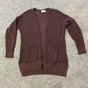 Universal Thread Chocolate Knit Cardigan